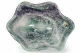 Polished Purple and Green Fluorite Bowl #359591-1